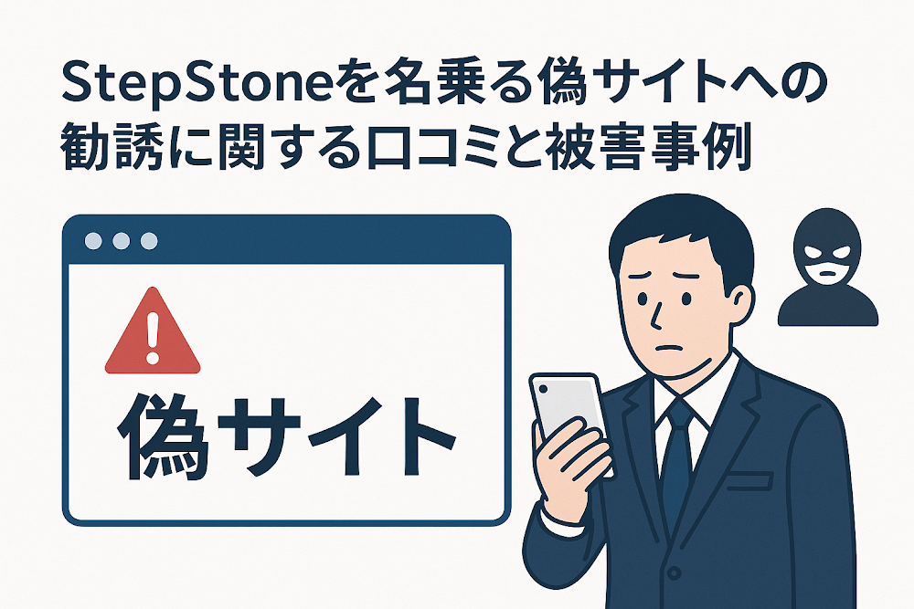 StepStoneを名乗る偽サイトへの勧誘に関する口コミと被害事例
