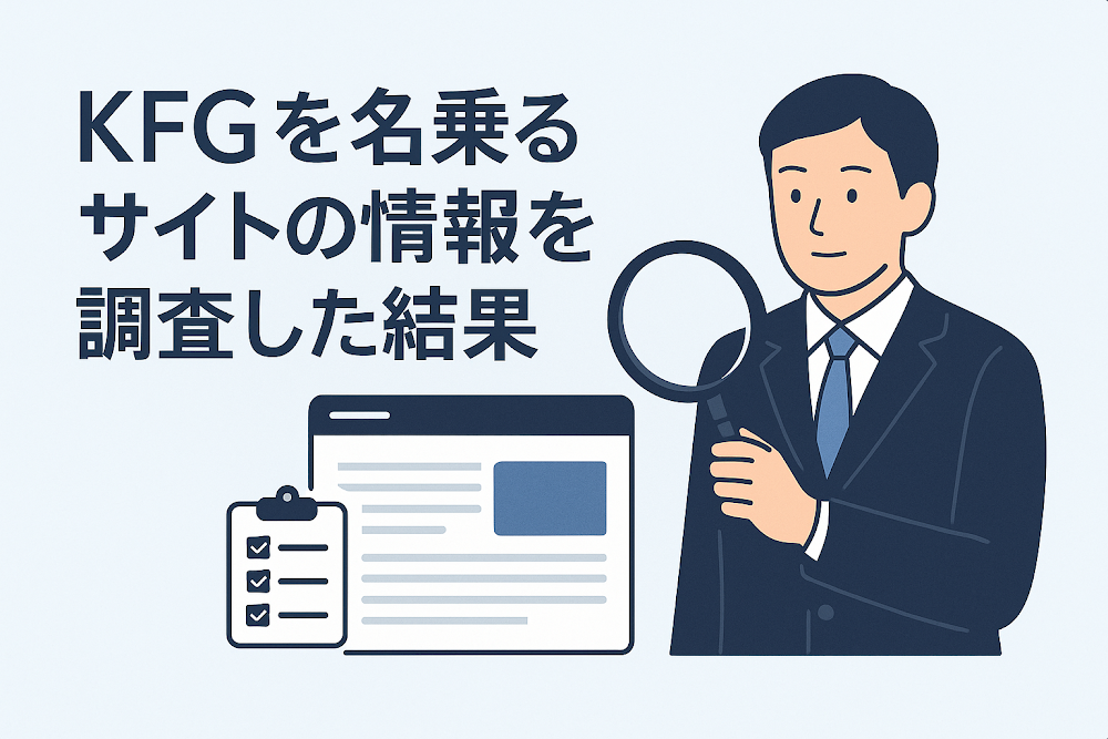 KFGを名乗るサイトの情報を調査した結果