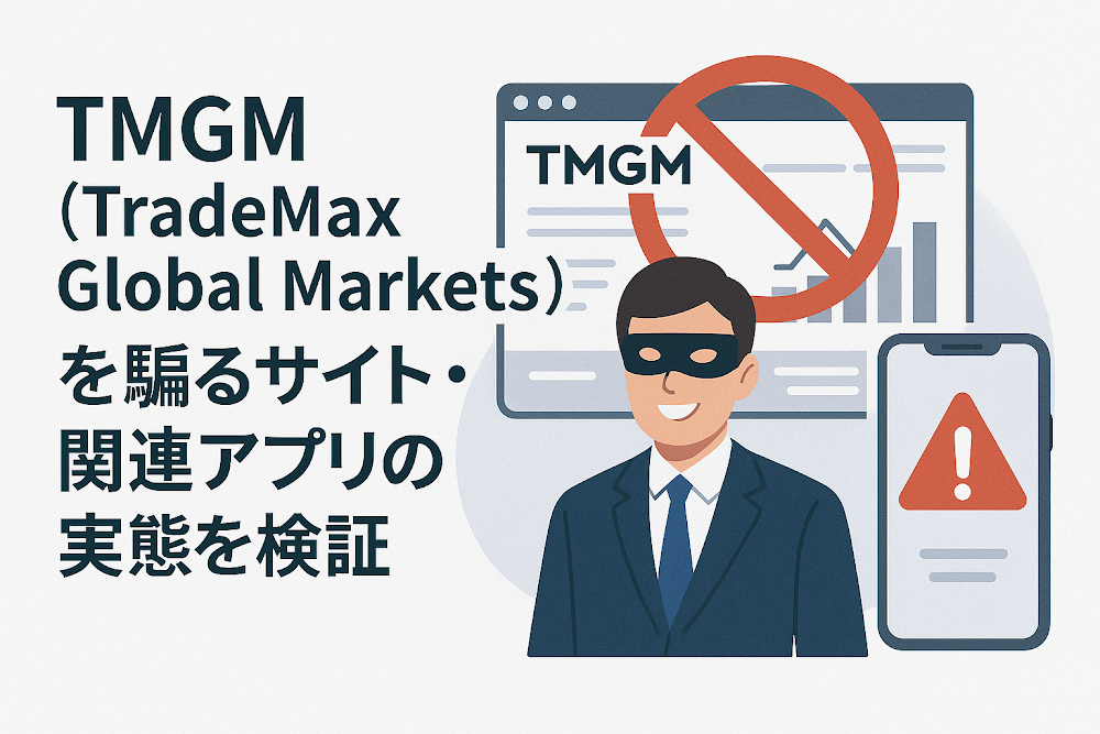 TMGM（TradeMax Global Markets）を騙るサイト・関連アプリの実態を検証
