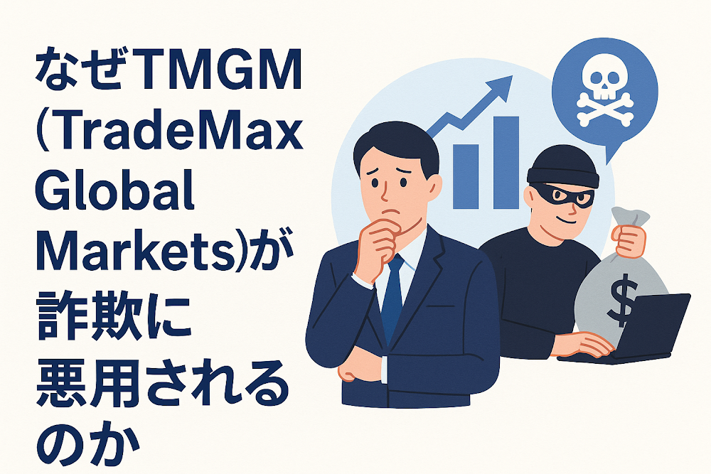 なぜTMGM（TradeMax Global Markets）が詐欺に悪用されるのか