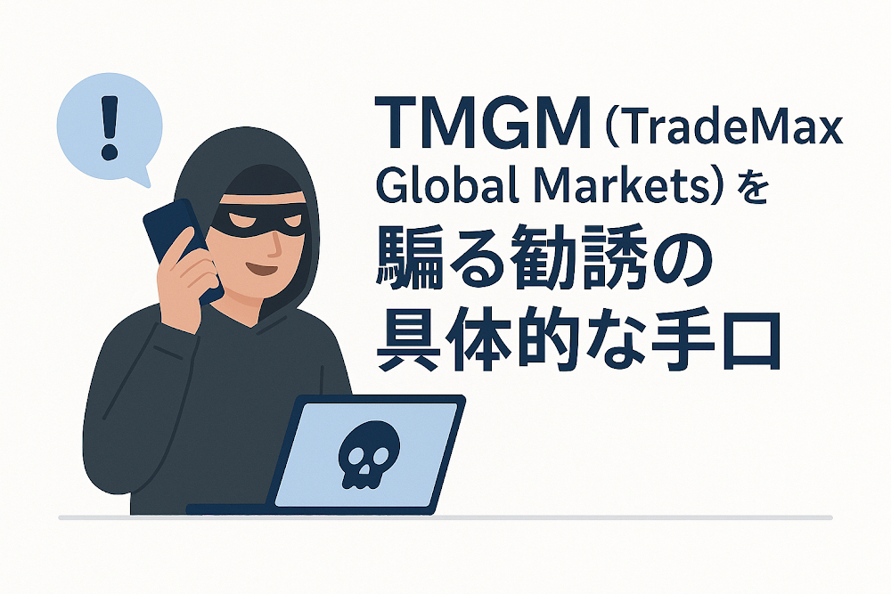 TMGM（TradeMax Global Markets）を騙る勧誘の具体的な手口