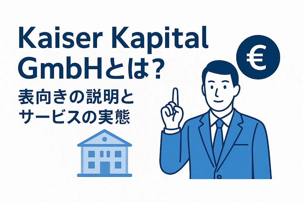 Kaiser Kapital GmbHとは？表向きの説明とサービスの実態