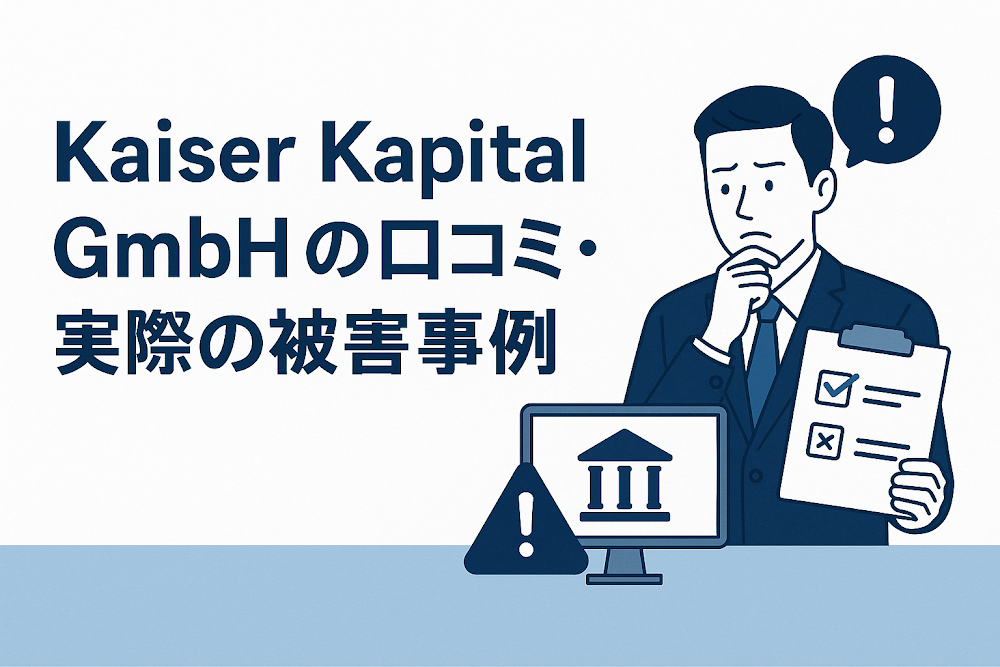 Kaiser Kapital GmbHの口コミ・実際の被害事例