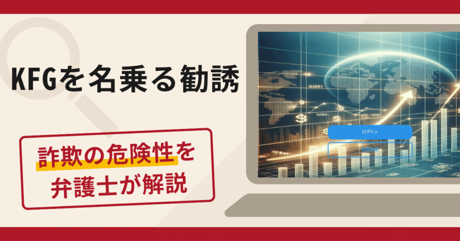 KFGを名乗る勧誘は詐欺？口コミ・評判や返金対策をプロの弁護士が徹底解説