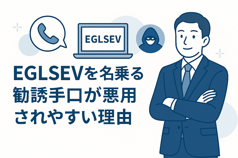 EGLSEVを名乗る勧誘手口が悪用されやすい理由
