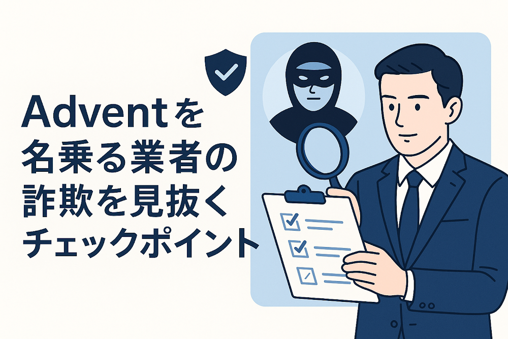 Adventを名乗る業者の詐欺を見抜くチェックポイント