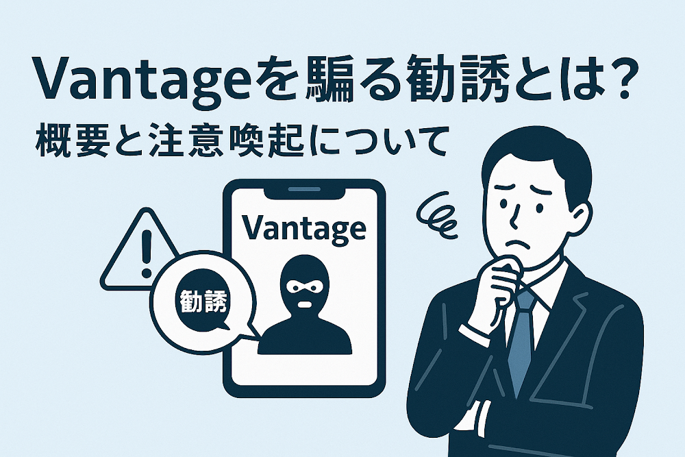 Vantageを騙る勧誘とは？概要と注意喚起について