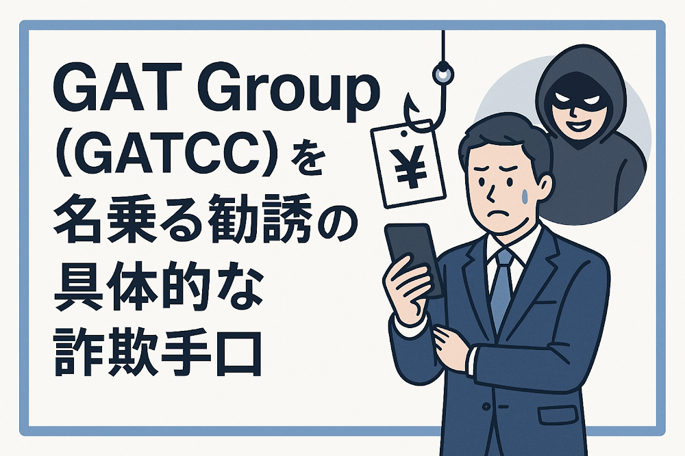 GAT Group(GATCC)を名乗る勧誘の具体的な詐欺手口