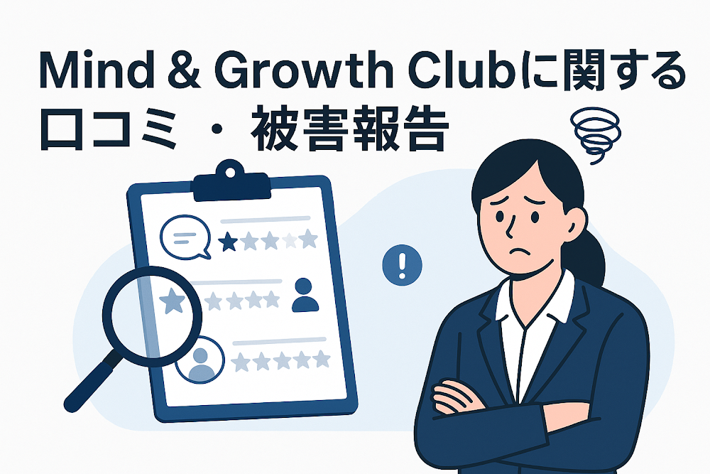 Mind & Growth Clubに関する口コミ・被害報告