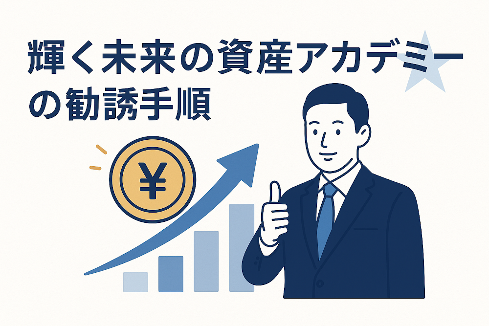輝く未来の資産アカデミーの勧誘手順