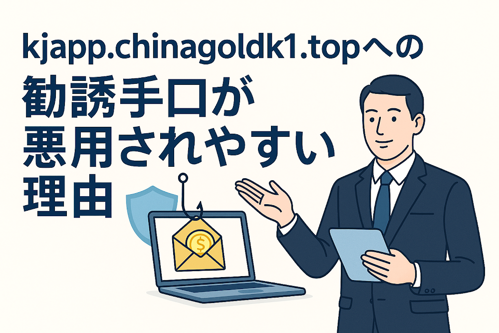 kjapp.chinagoldk1.topへの勧誘手口が悪用されやすい理由