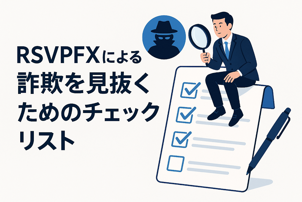RSVPFXによる詐欺を見抜くためのチェックリスト
