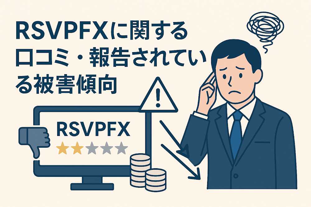 RSVPFXに関する口コミ・報告されている被害傾向