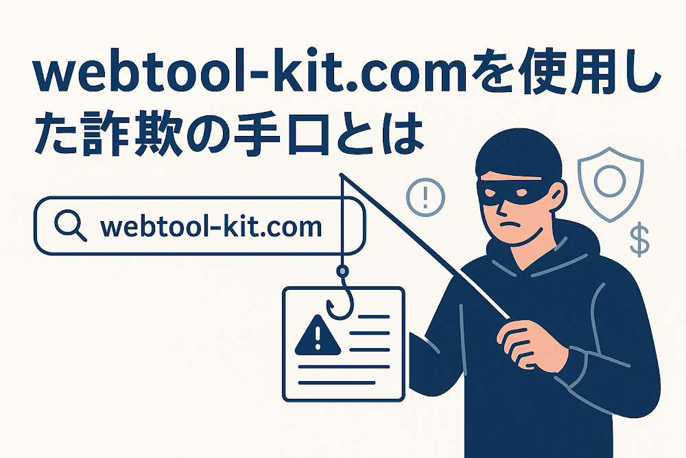 webtool-kit.comを使用した詐欺の手口とは