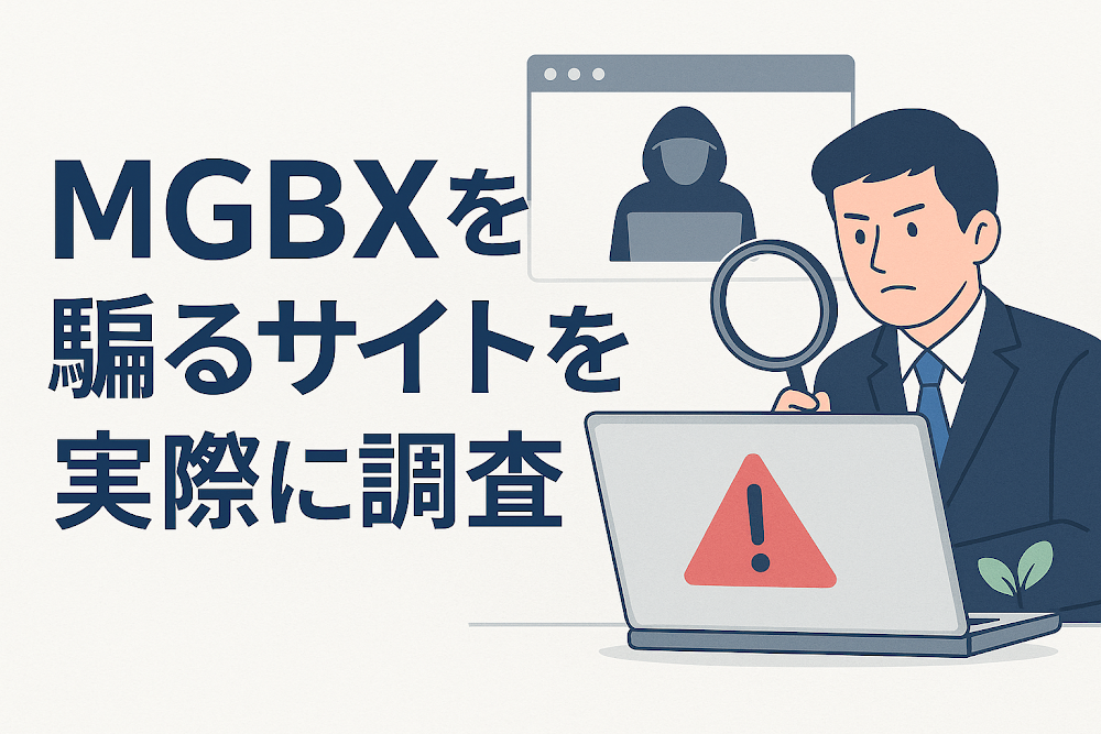 MGBXを騙るサイトを実際に調査
