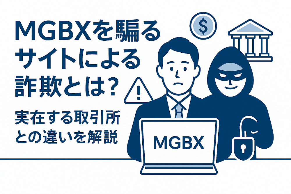 MGBXを騙るサイトによる詐欺とは?実在する取引所との違いを解説