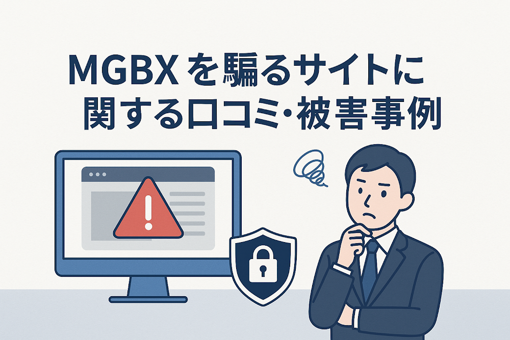 MGBXを騙るサイトに関する口コミ・被害事例