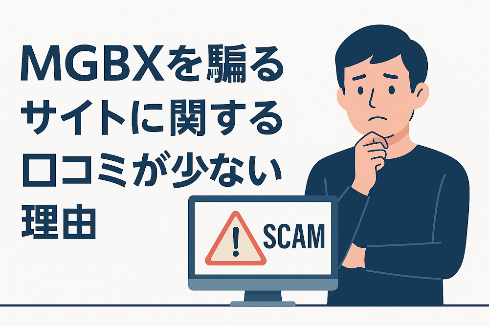 MGBXを騙るサイトに関する口コミが少ない理由