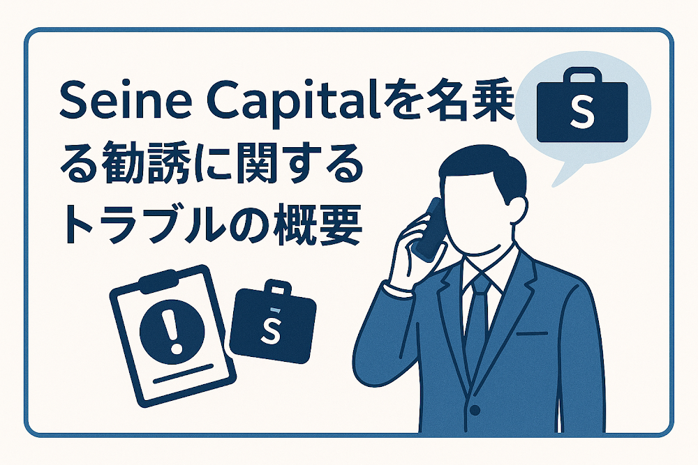Seine Capitalを名乗る勧誘に関するトラブルの概要