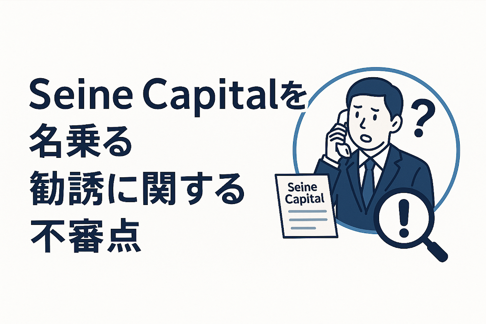 Seine Capitalを名乗る勧誘に関する不審点