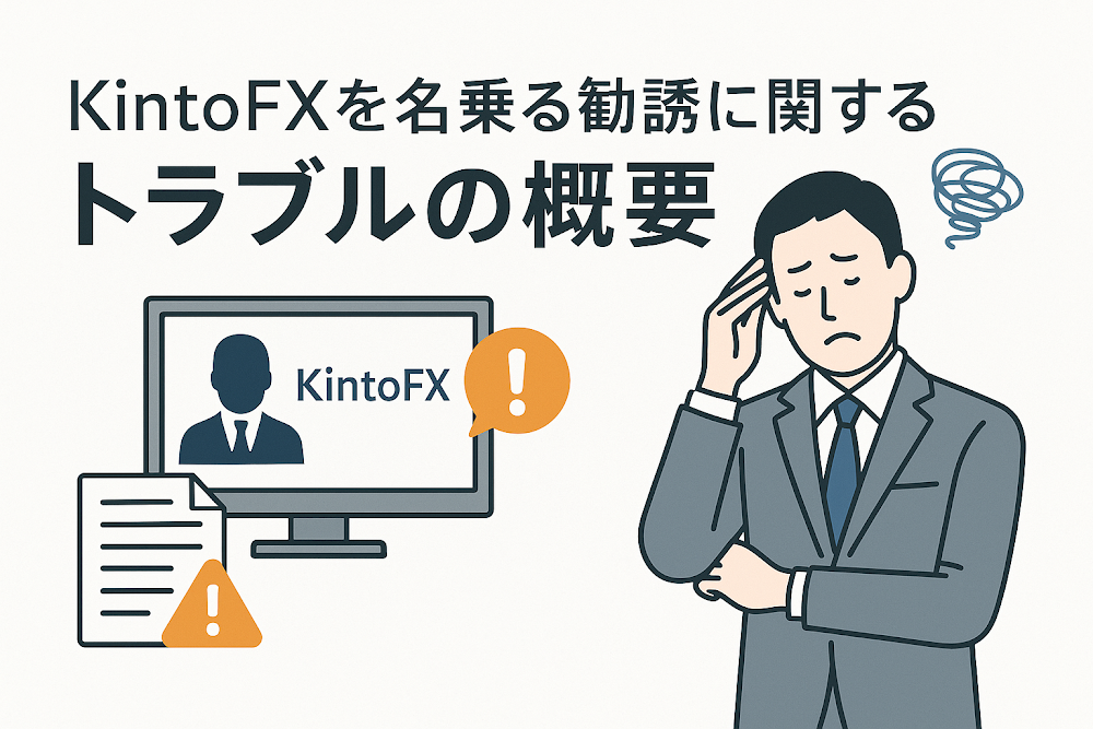 KintoFXを名乗る勧誘に関するトラブルの概要