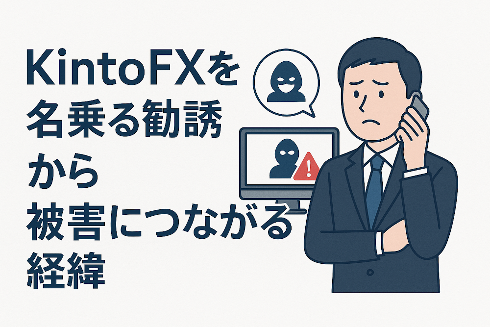 KintoFXを名乗る勧誘から被害につながる経緯