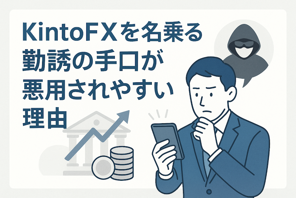 KintoFXを名乗る勧誘の手口が悪用されやすい理由