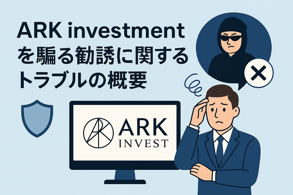 ARK investmentを騙る勧誘に関するトラブルの概要