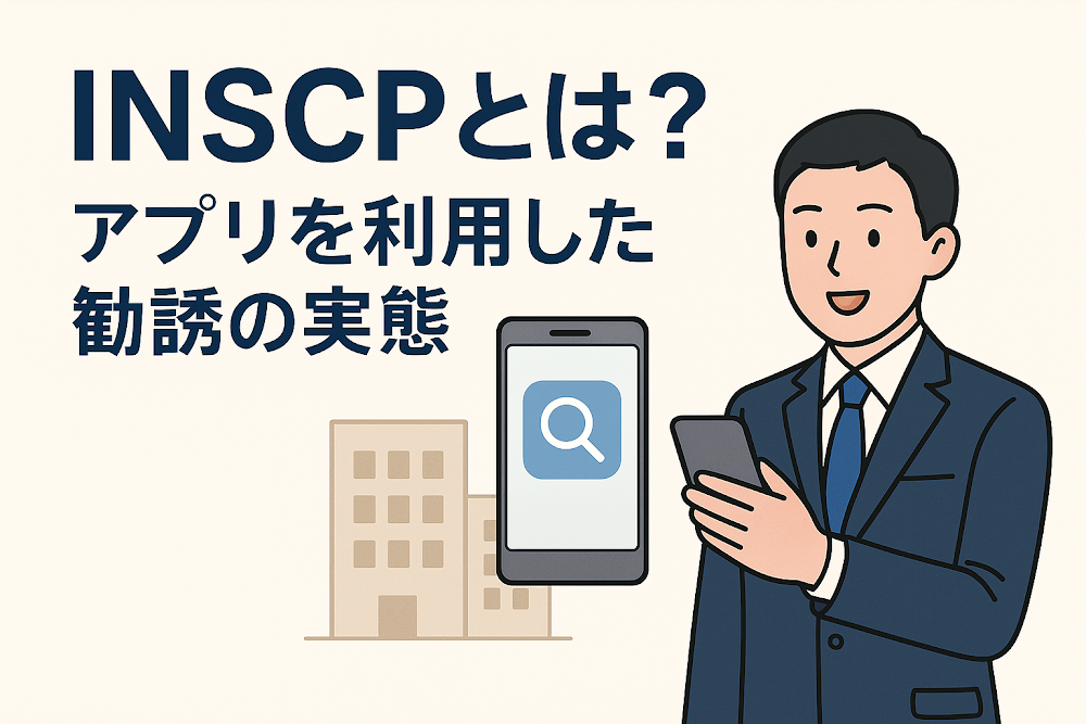 INSCPとは？アプリを利用した勧誘の実態