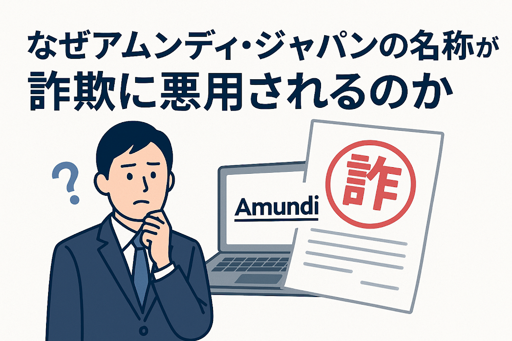 なぜアムンディ・ジャパンの名称が詐欺に悪用されるのか