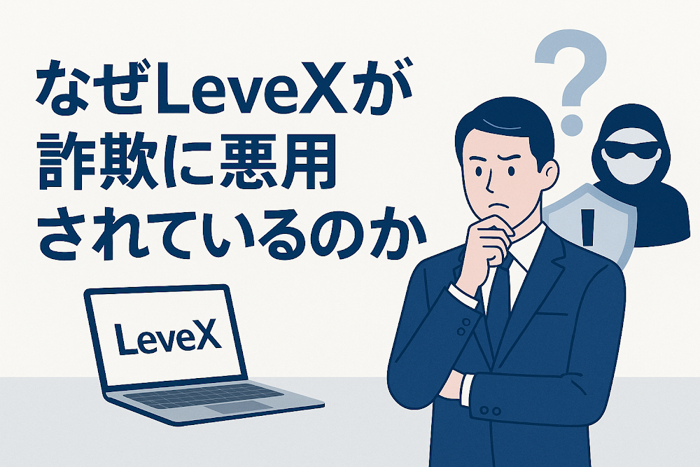 なぜLeveXが詐欺に悪用されているのか