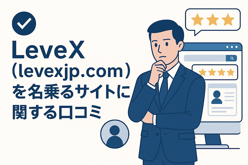 LeveX（levexjp.com）を名乗るサイトに関する口コミ