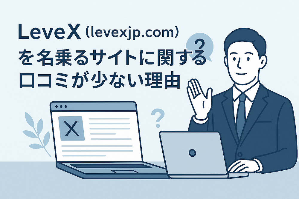 LeveX（levexjp.com）を名乗るサイトに関する口コミが少ない理由