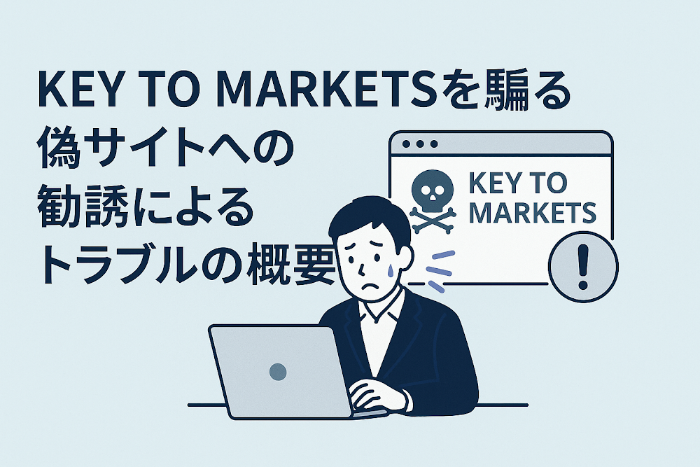 KEY TO MARKETSを騙る偽サイトへの勧誘によるトラブルの概要
