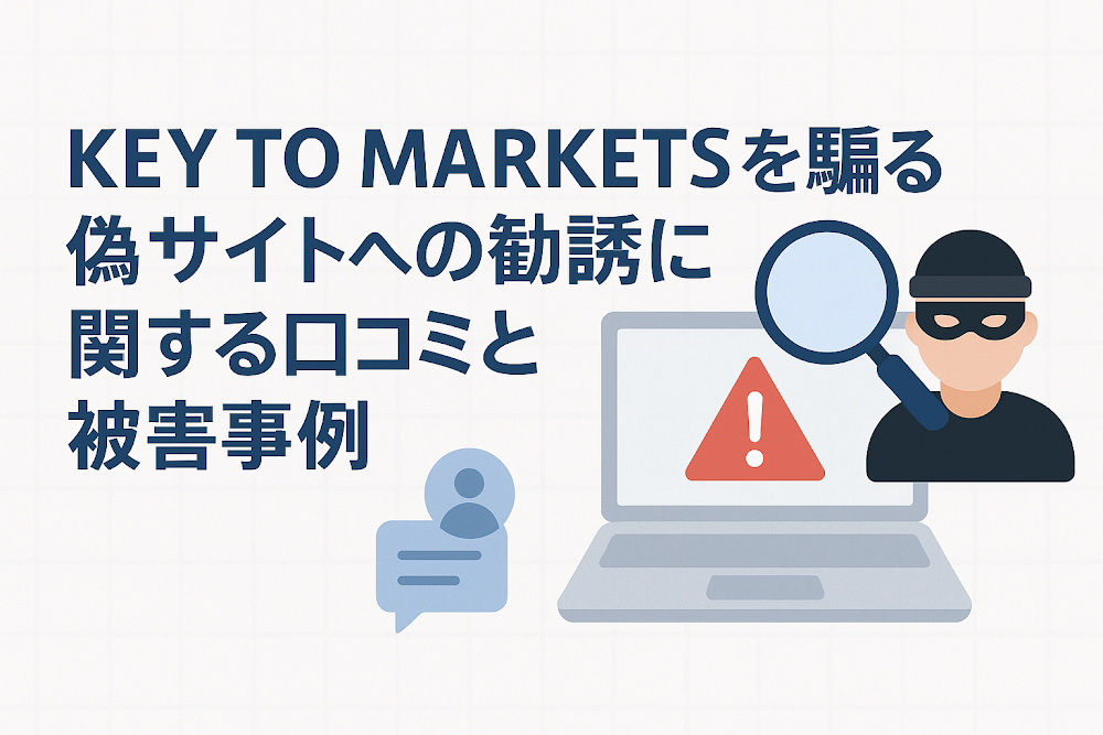 KEY TO MARKETSを騙る偽サイトへの勧誘に関する口コミと被害事例
