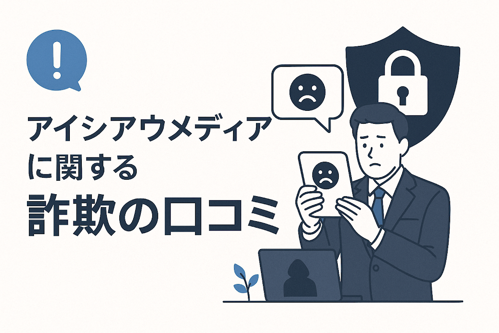 アイシアウメディアに関する詐欺の口コミ