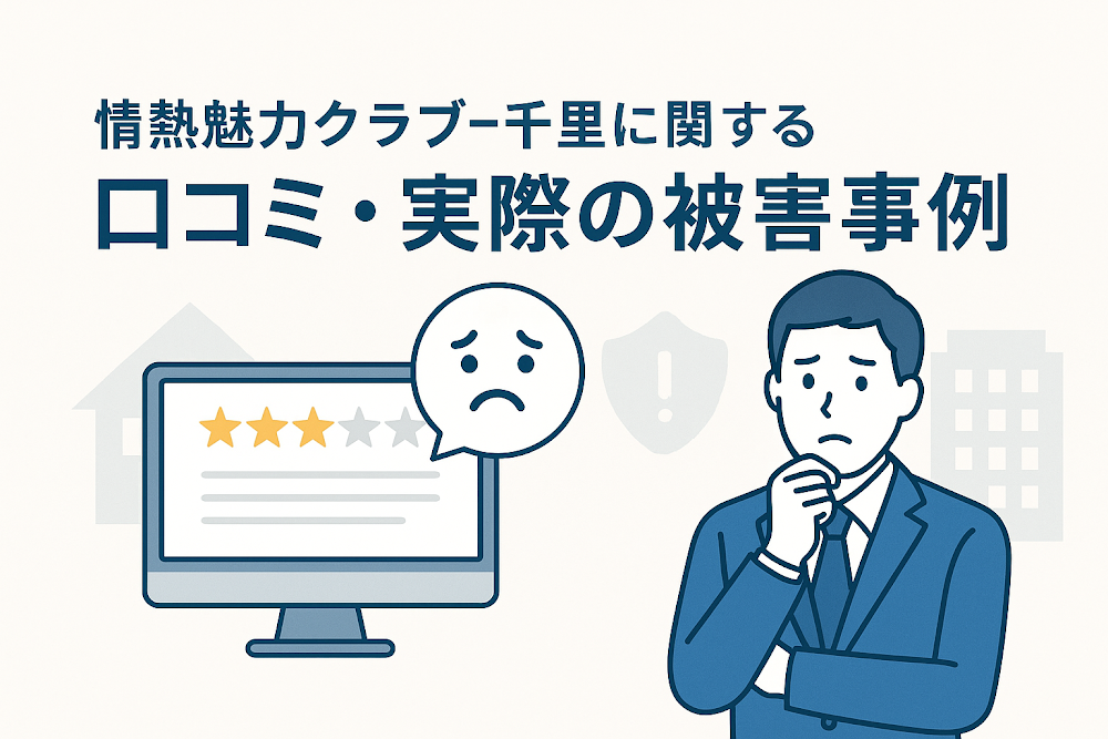 情熱魅力クラブ-千里に関する口コミ・実際の被害事例