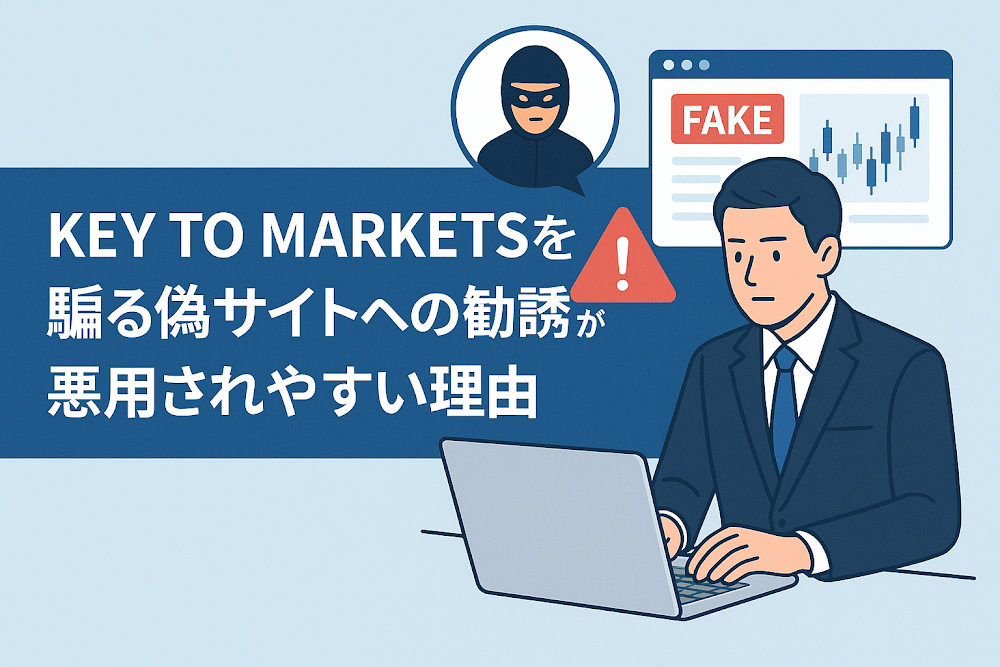 KEY TO MARKETSを騙る偽サイトへの勧誘が悪用されやすい理由