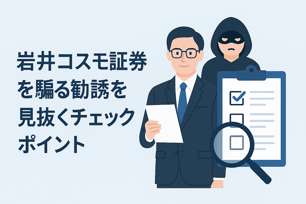 岩井コスモ証券を騙る勧誘を見抜くチェックポイント