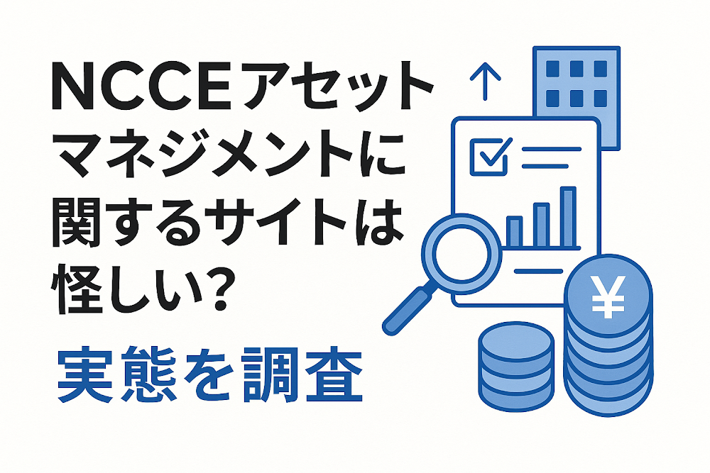 NCCEアセットマネジメントに関するサイトは怪しい?実態を調査