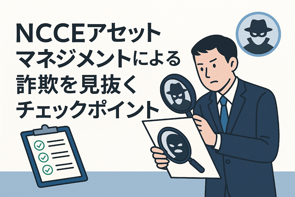 NCCEアセットマネジメントによる詐欺を見抜くチェックポイント