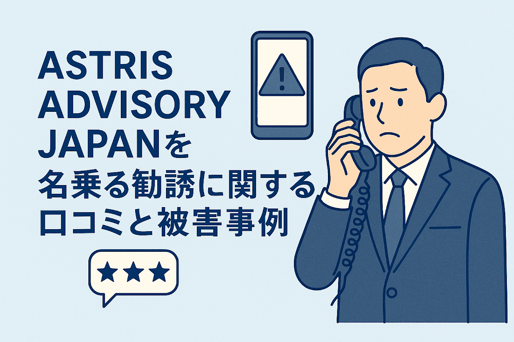 ASTRIS ADVISORY JAPANを名乗る勧誘に関する口コミと被害事例