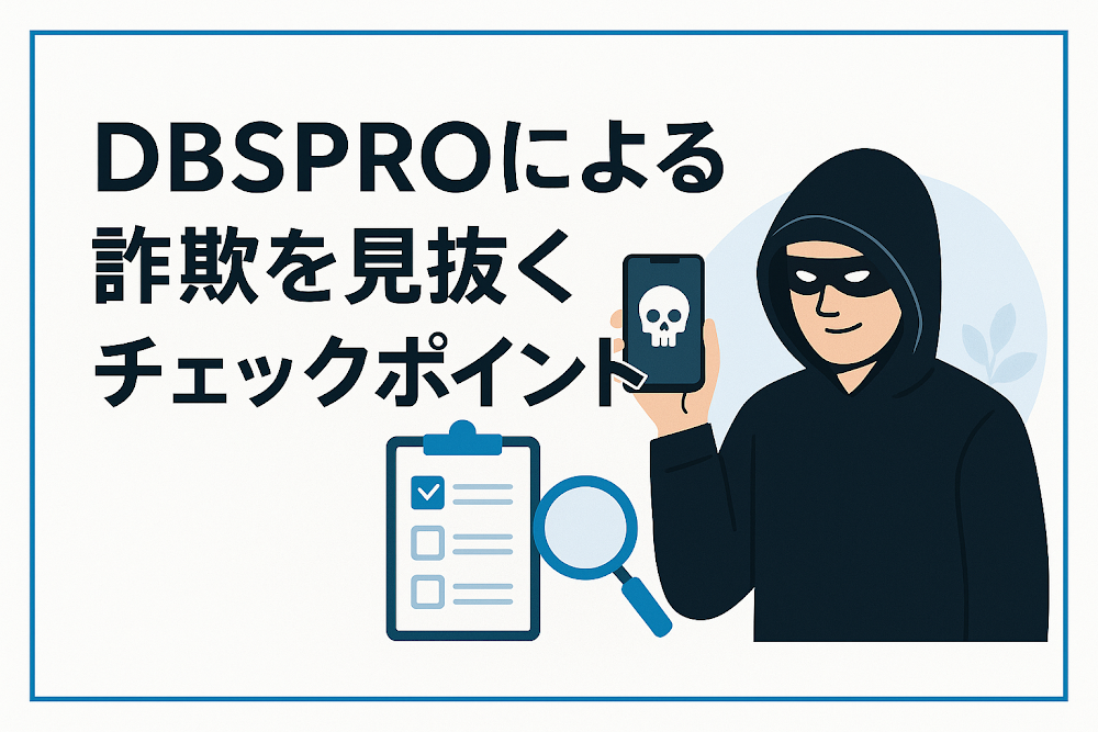 DBSPROによる詐欺を見抜くチェックポイント
