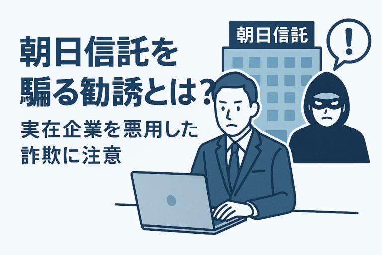 朝日信託を騙る勧誘は詐欺？手口や口コミ・評判を返金対策と共に弁護士が解説