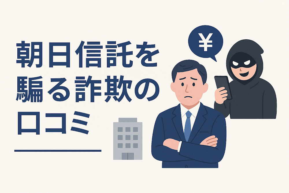 朝日信託を騙る詐欺の口コミ