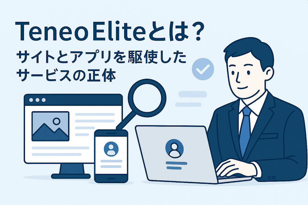 TeneoEliteとは？サイトとアプリを駆使したサービスの正体