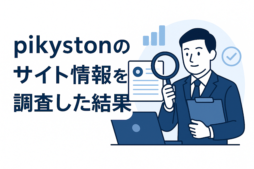 pikystonのサイト情報を調査した結果
