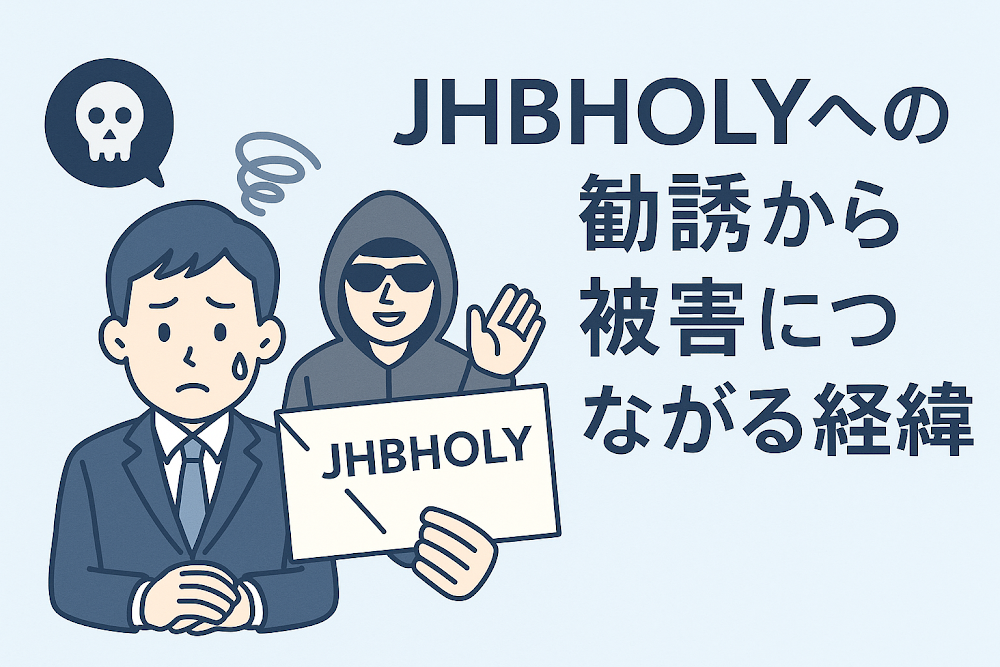 JHBHOLYへの勧誘から被害につながる経緯