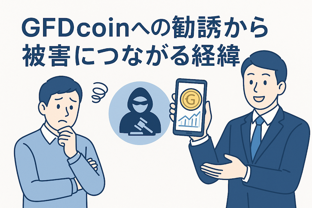 GFDcoinへの勧誘から被害につながる経緯