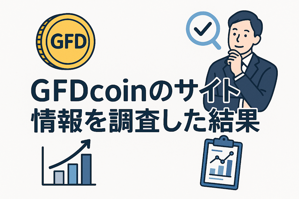 GFDcoinのサイト情報を調査した結果